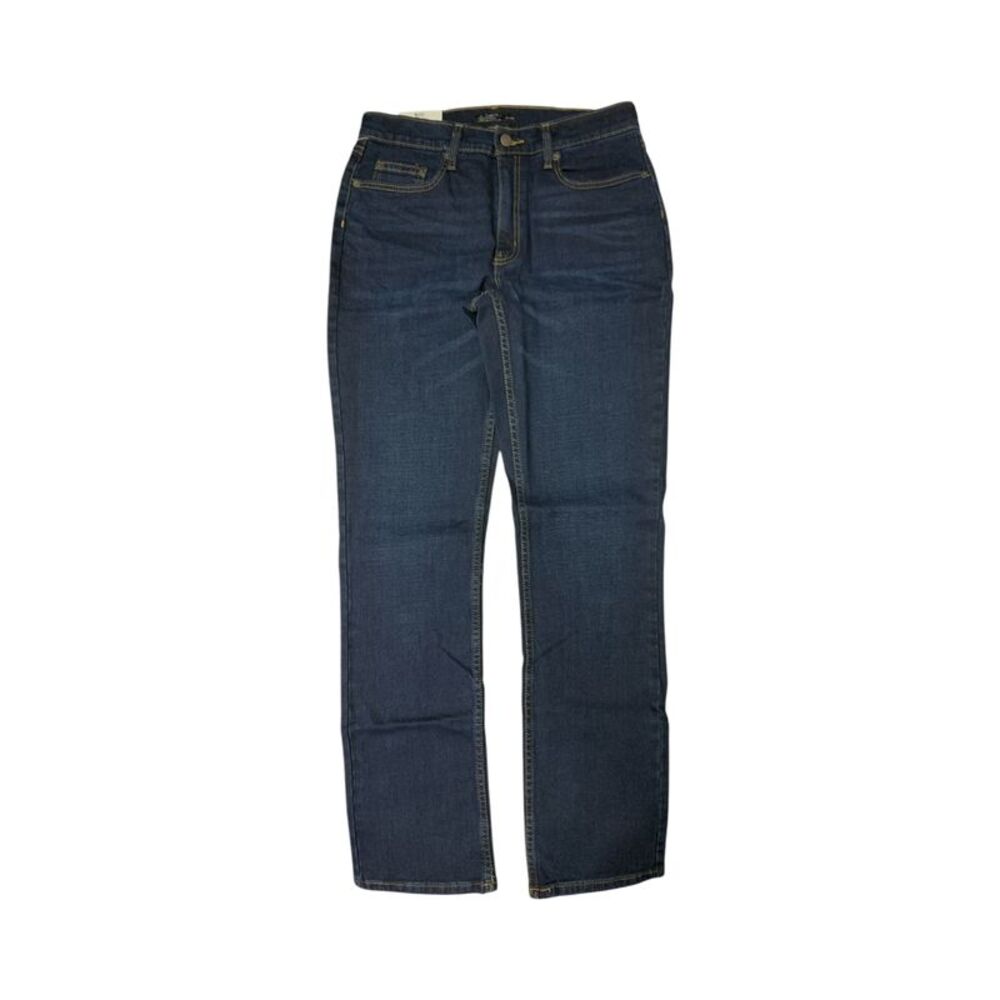 Dark Wash - Member's Mark Men's Straight Fit Premium Stretch Denim Jeans, 5 Pock